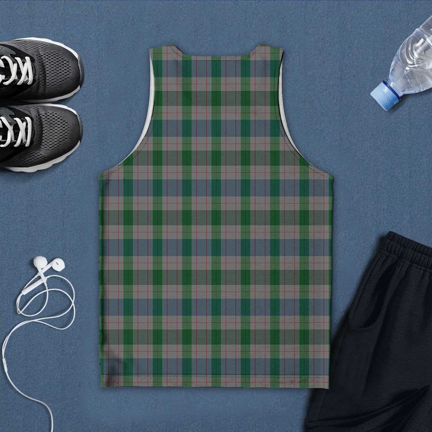 Lloyd of Wales Tartan Mens Tank Top - Tartan Vibes Clothing