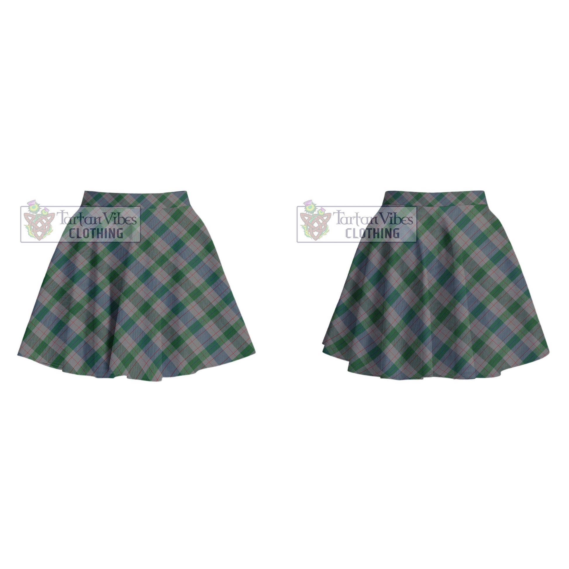 Tartan Vibes Clothing Lloyd of Wales Tartan Women's Plated Mini Skirt