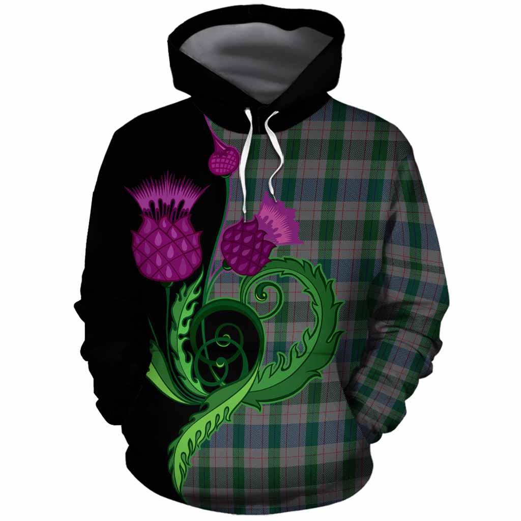Lloyd of Wales Tartan Cotton Hoodie Traditional Scottish Thistle