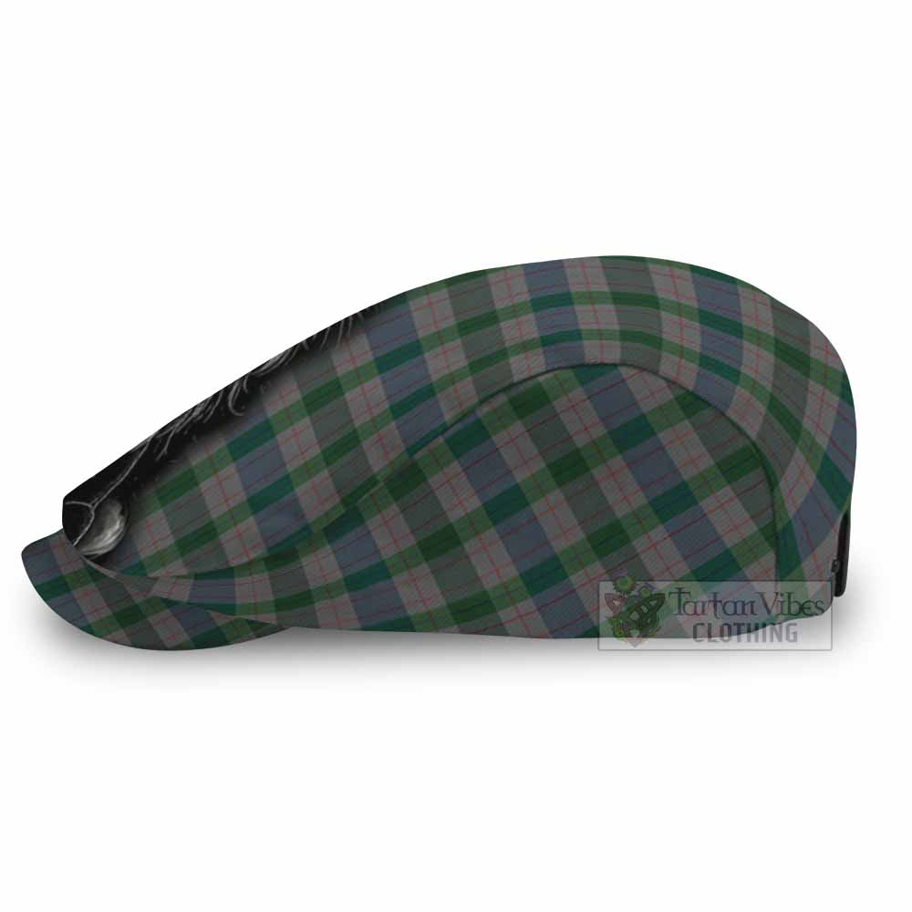 Lloyd of Wales Tartan Flat Cap, Jeff Cap Roaring Lion Heritage