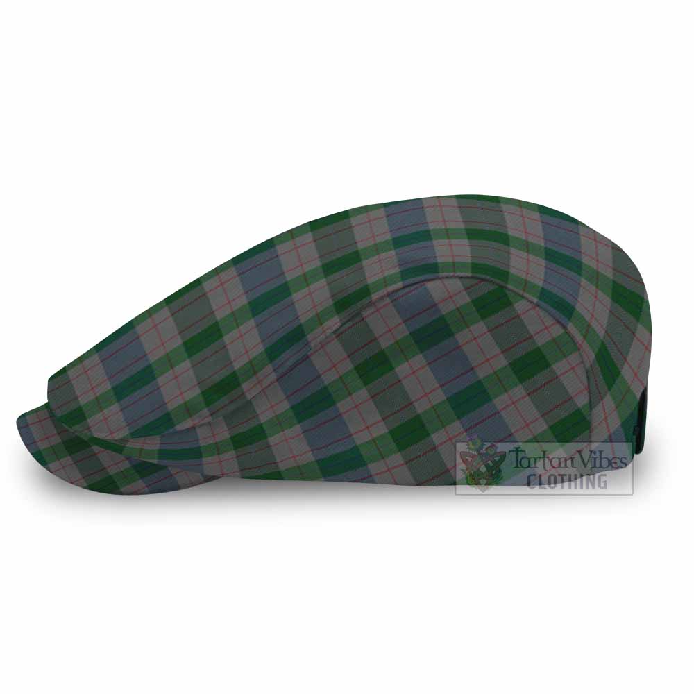 Lloyd of Wales Tartan Jeff Cap, Tartan Flat Cap