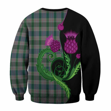 Lloyd of Wales Tartan Sweatshirt Traditional Scottish Thistle