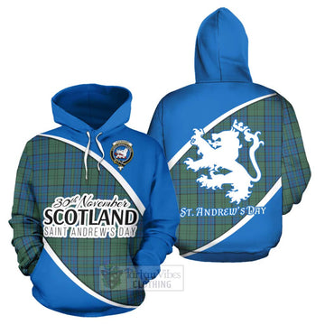 Lockhart Family Crest Tartan Hoodie Celebrate Saint Andrew's Day in Style Zip Hoodie - Tartan Vibes Clothing