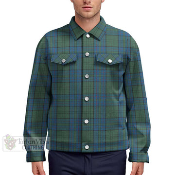 Lockhart Tartan Unisex Lapel Cotton Jacket Unisex - Tartan Vibes Clothing