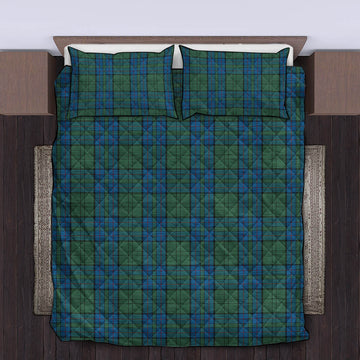 Lockhart Tartan Quilt Bed Set King - Tartan Vibes Clothing