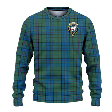 Lockhart Tartan Ugly Sweater with Family Crest - Tartan Vibes Clothing