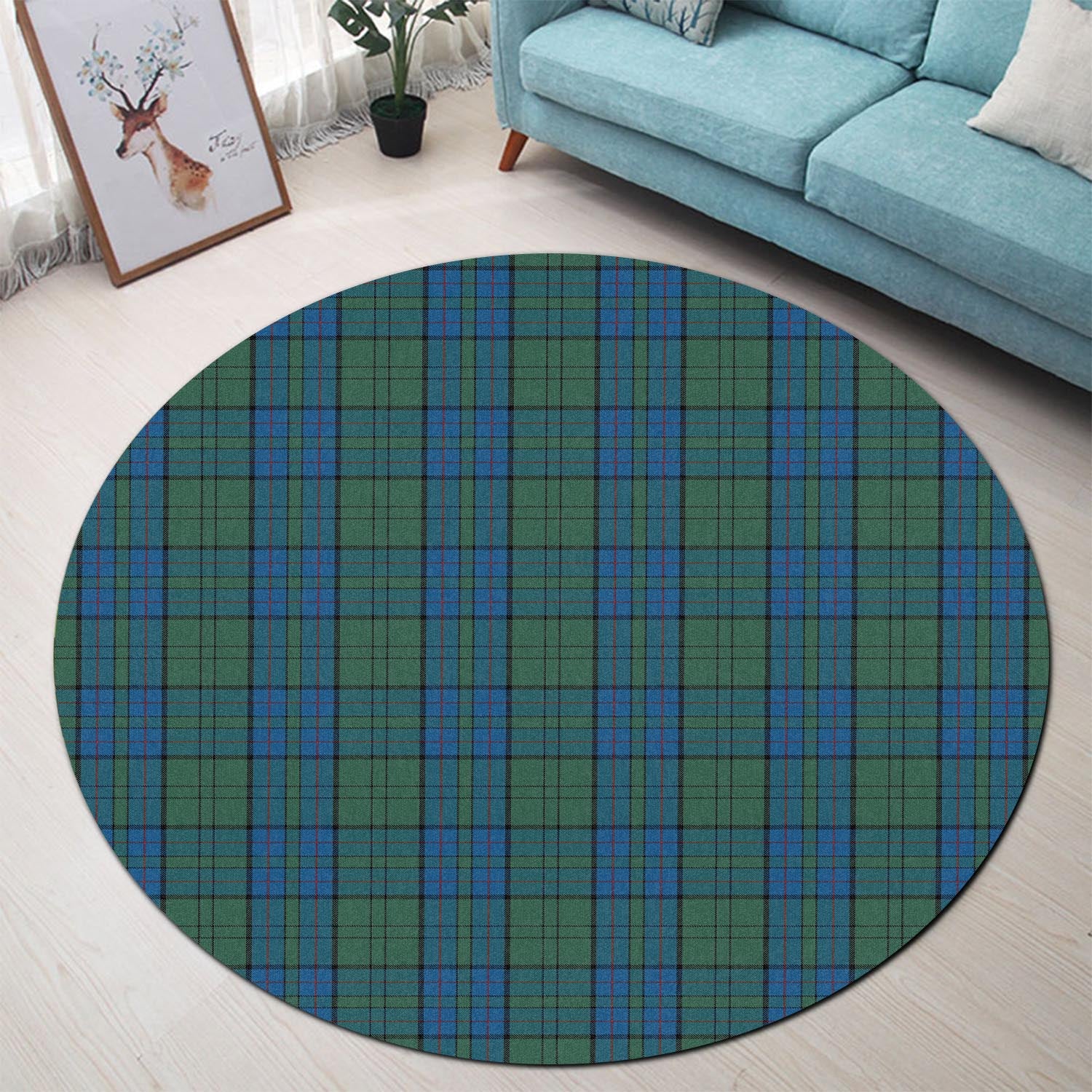 Lockhart Tartan Round Rug - Tartan Vibes Clothing