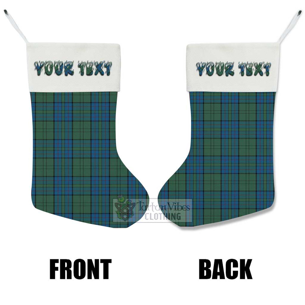 Lockhart Tartan Christmas Stocking with Personalized Text - Tartan Vibes Clothing