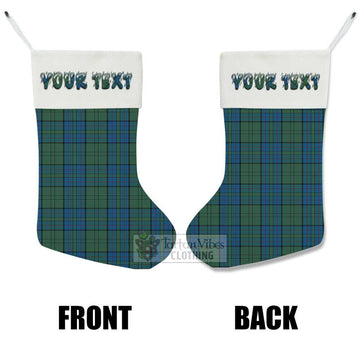 Lockhart Tartan Christmas Stocking with Personalized Text - Tartan Vibes Clothing