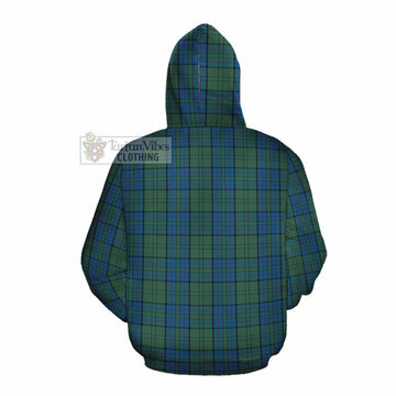 Lockhart Tartan Cotton Hoodie with Family Crest DNA In Me Style Pullover Hoodie - Tartan Vibes Clothing
