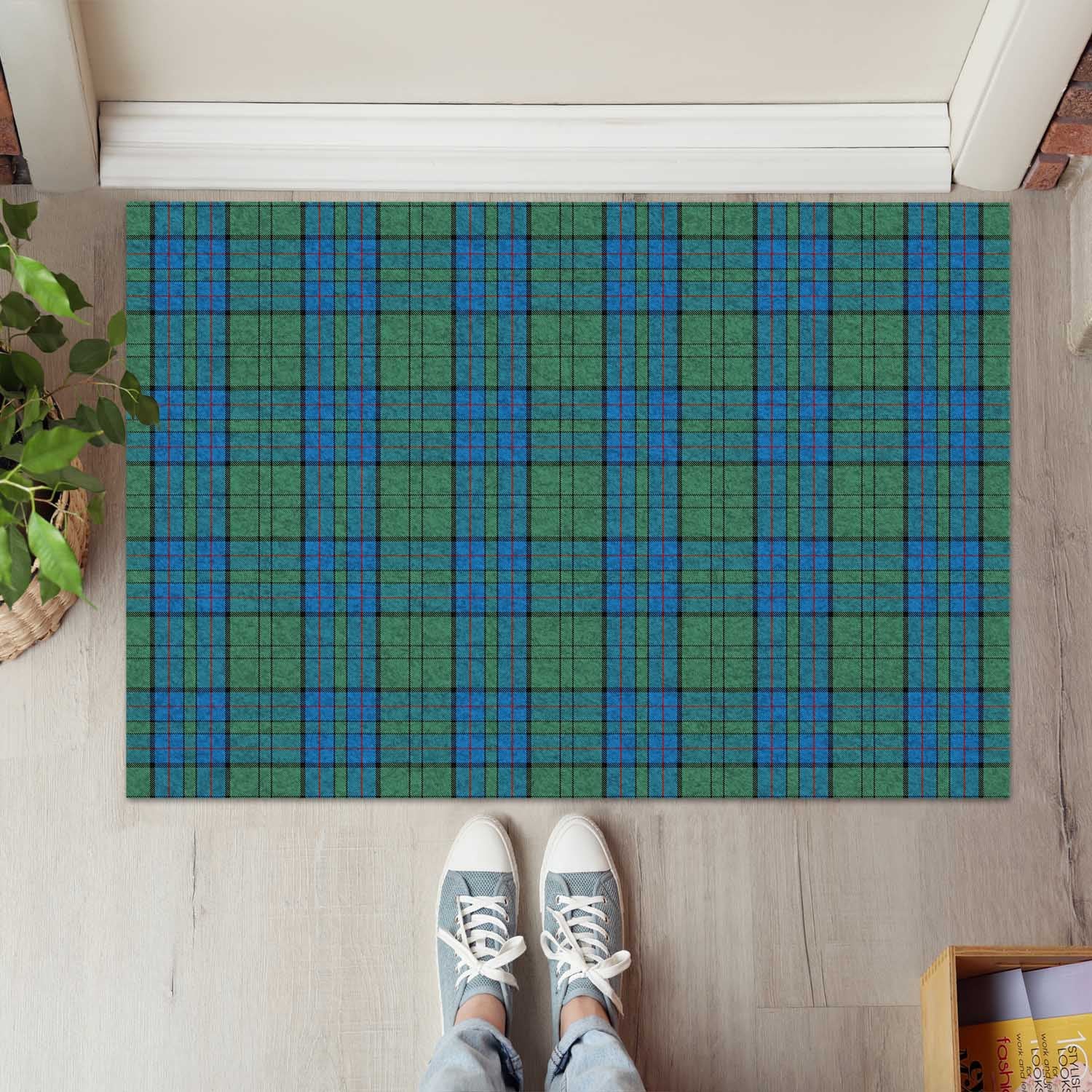 Lockhart Tartan Rubber Doormat - Tartan Vibes Clothing