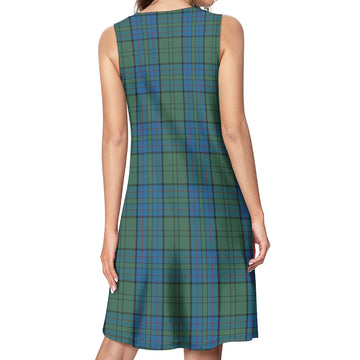 Lockhart Tartan Womens Casual Dresses - Tartanvibesclothing