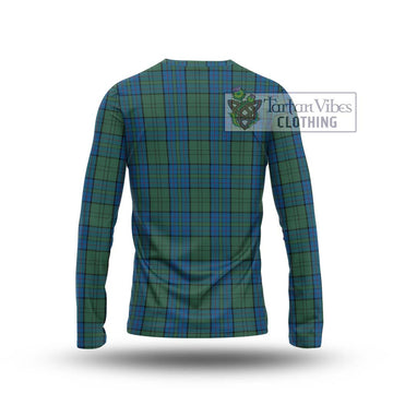Lockhart Tartan Long Sleeve T-Shirt with Family Crest DNA In Me Style - Tartan Vibes Clothing