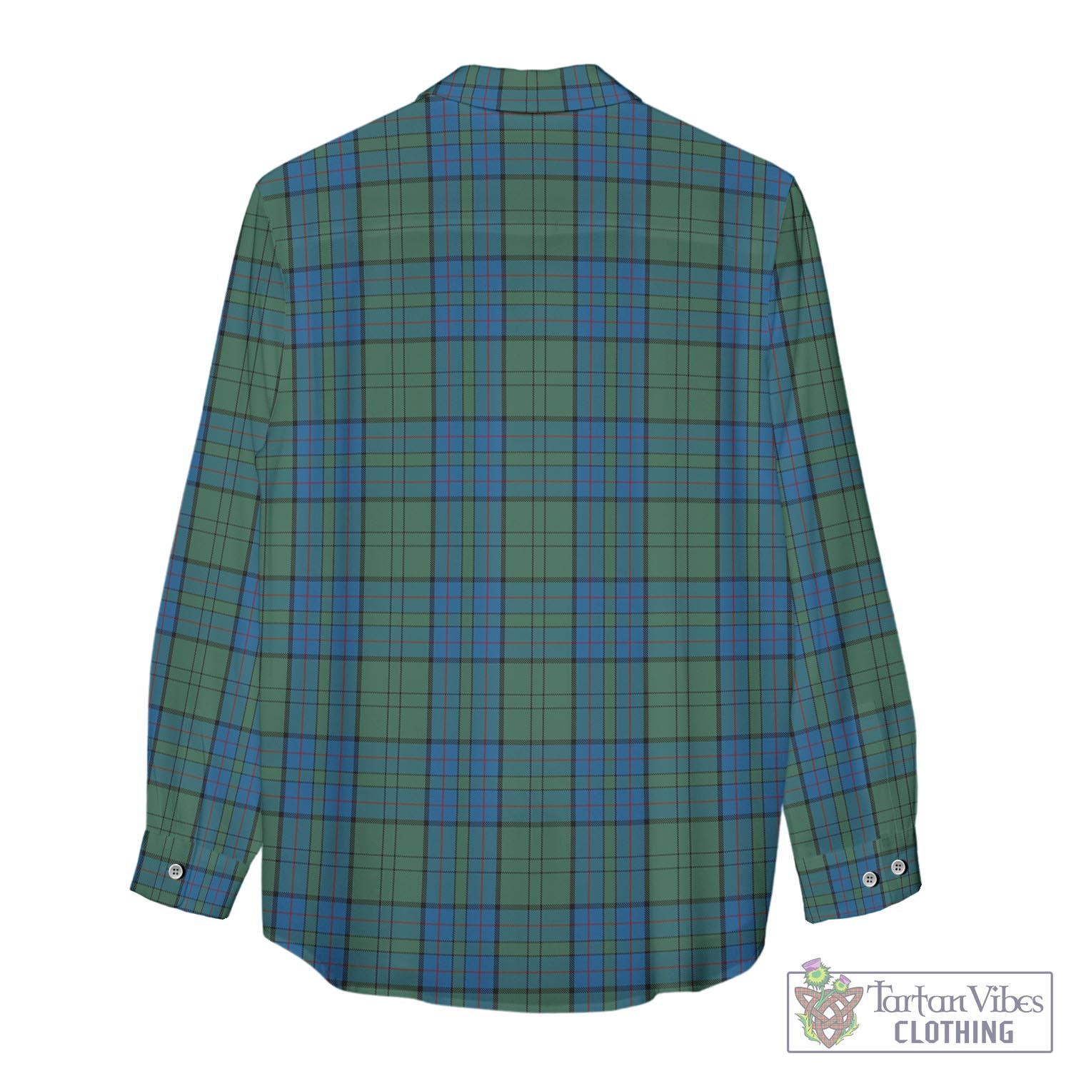 Lockhart Tartan Women's Casual Shirt with Family Crest - Tartan Vibes Clothing