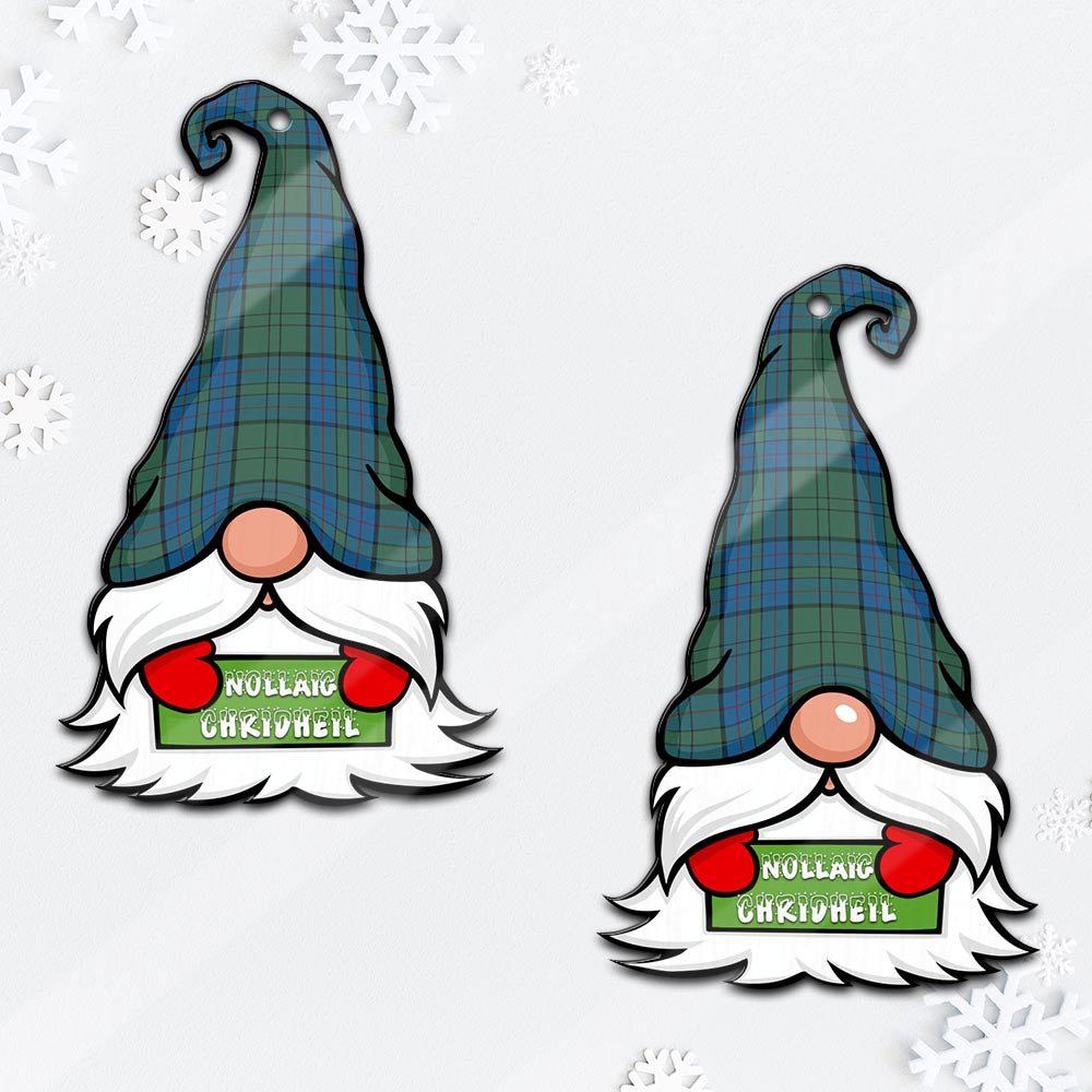 Lockhart Gnome Christmas Ornament with His Tartan Christmas Hat - Tartan Vibes Clothing