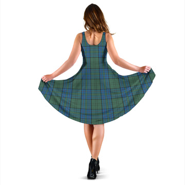 Lockhart Tartan Sleeveless Midi Womens Dress - Tartan Vibes Clothing