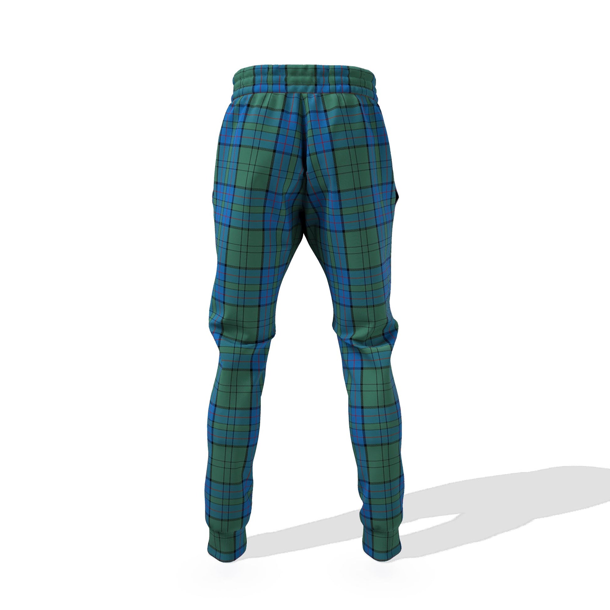 Lockhart Tartan Joggers Pants with Family Crest 6XL - Tartan Vibes Clothing