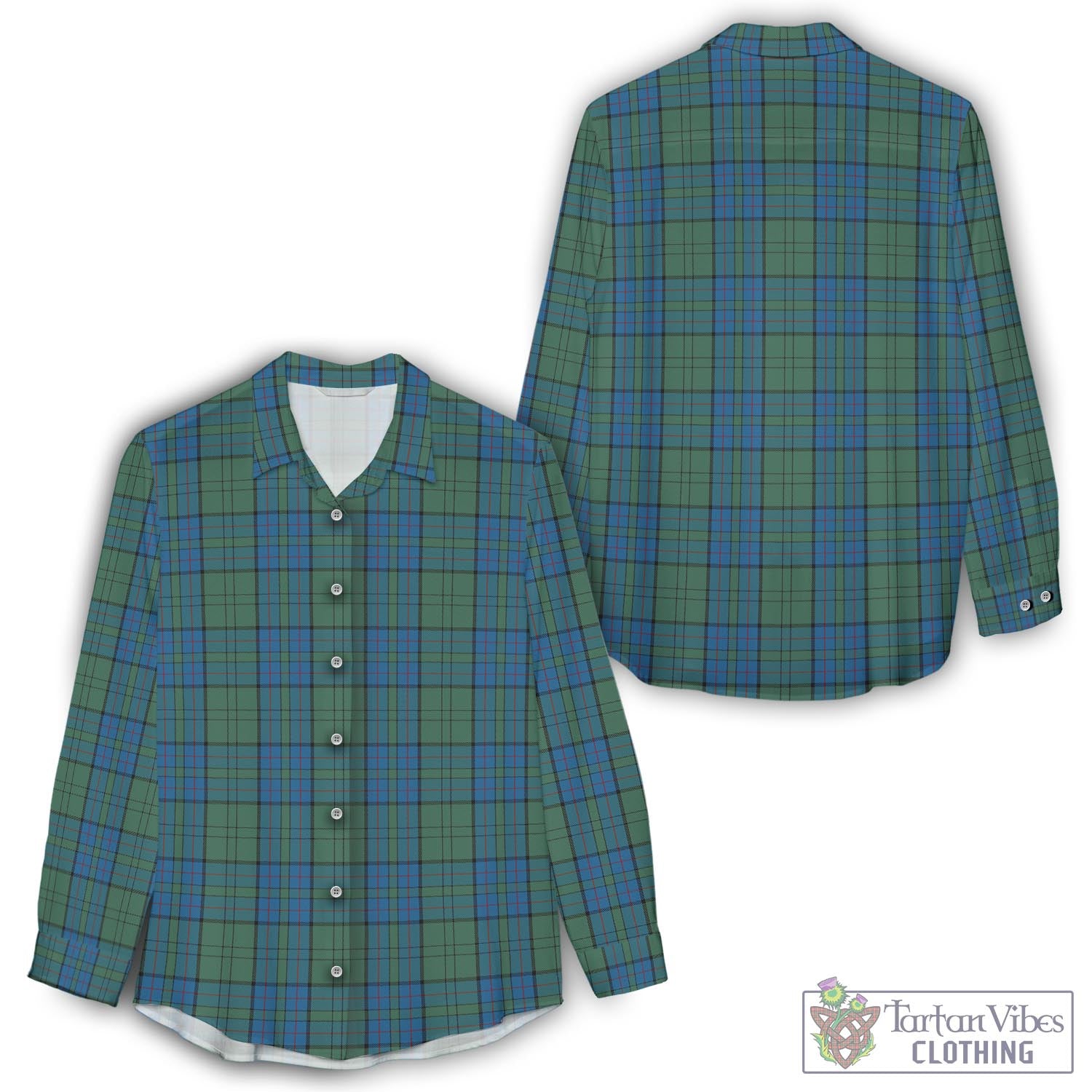 Lockhart Tartan Women's Casual Shirt - Tartan Vibes Clothing