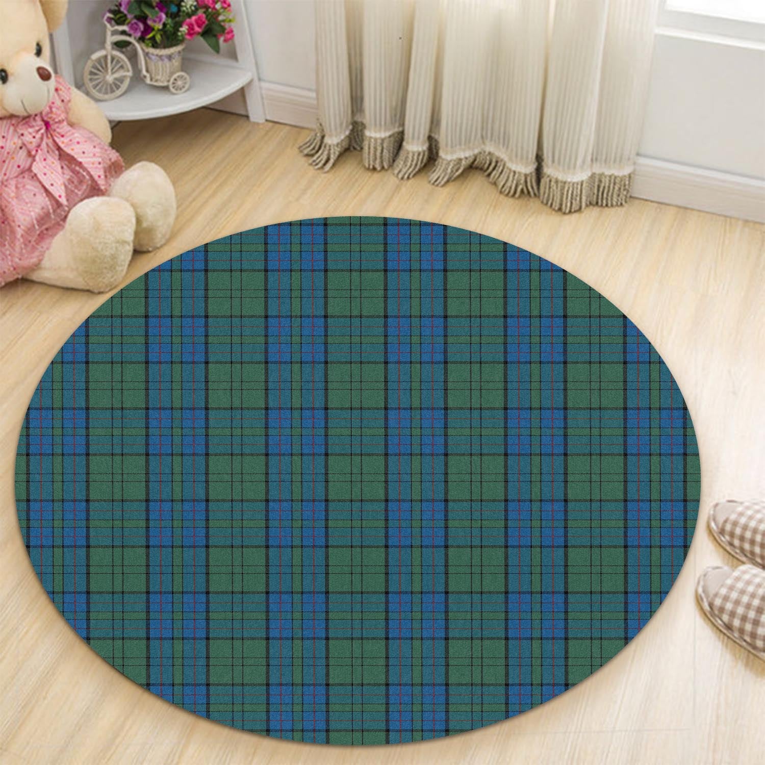 Lockhart Tartan Round Rug - Tartan Vibes Clothing
