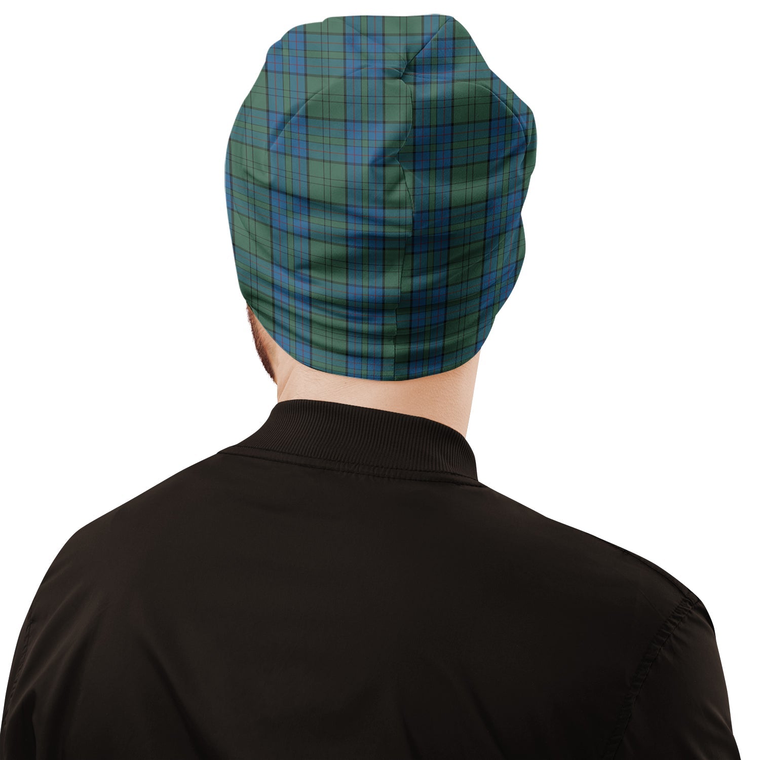 Lockhart Tartan Beanies Hat with Family Crest - Tartan Vibes Clothing