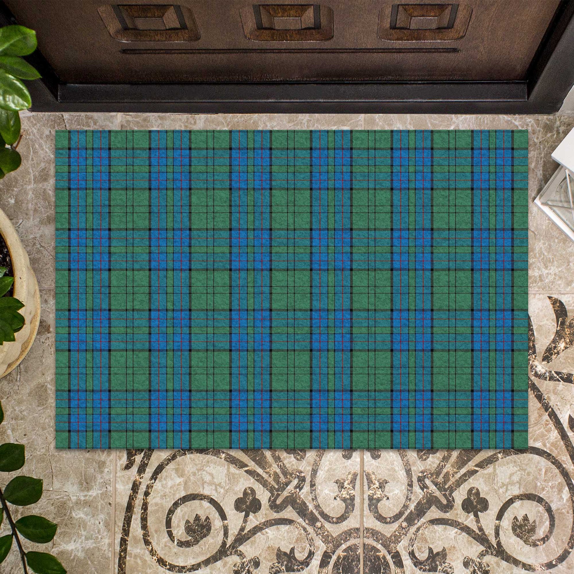 Lockhart Tartan Rubber Doormat - Tartan Vibes Clothing