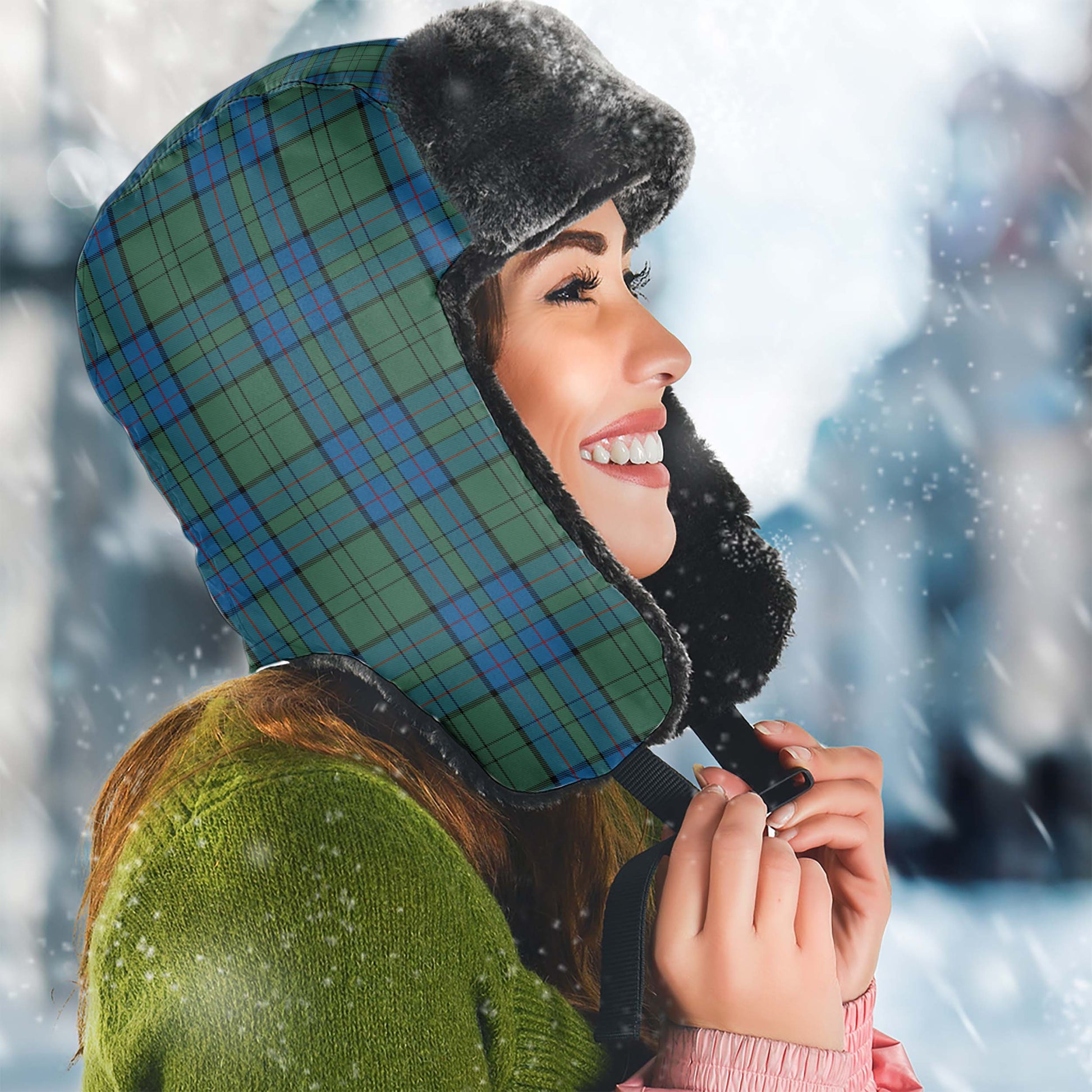 Lockhart Tartan Winter Trapper Hat - Tartan Vibes Clothing