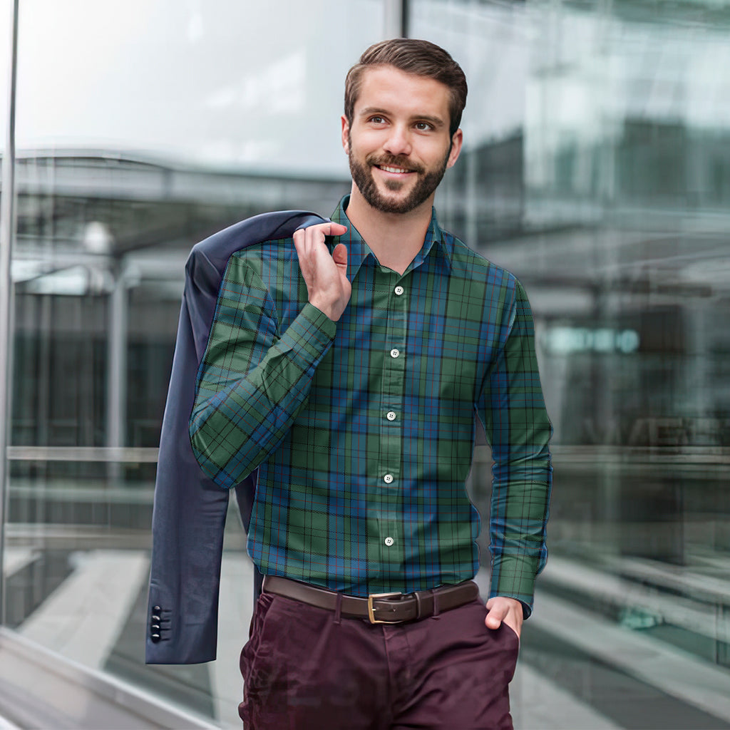 Lockhart Tartan Long Sleeve Button Up Shirt - Tartan Vibes Clothing