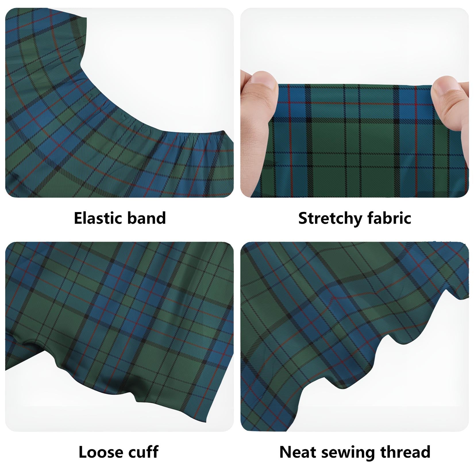 Lockhart Tartan Off Shoulder Long Dress - Tartan Vibes Clothing