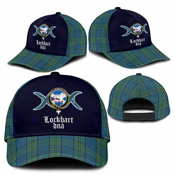 Lockhart Clan DNA Tartan Classic Cap - Tartan Vibes Clothing