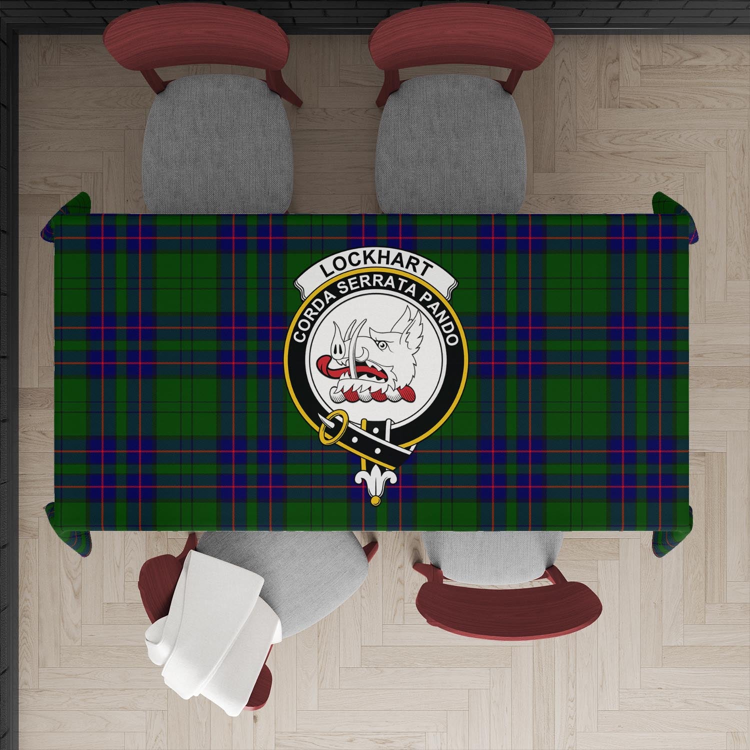 lockhart-modern-tatan-tablecloth-with-family-crest