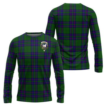 Lockhart Modern Tartan Long Sleeve T-Shirt with Family Crest