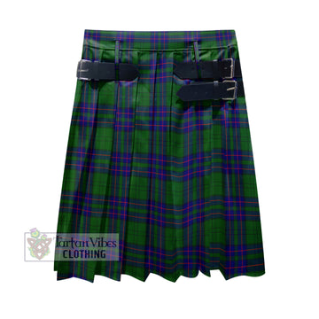 Lockhart Modern Tartan Men's Pleated Skirt - Fashion Casual Retro Scottish Kilt Style