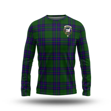 Lockhart Modern Tartan Long Sleeve T-Shirt with Family Crest