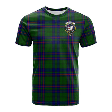 Lockhart Modern Tartan T-Shirt with Family Crest