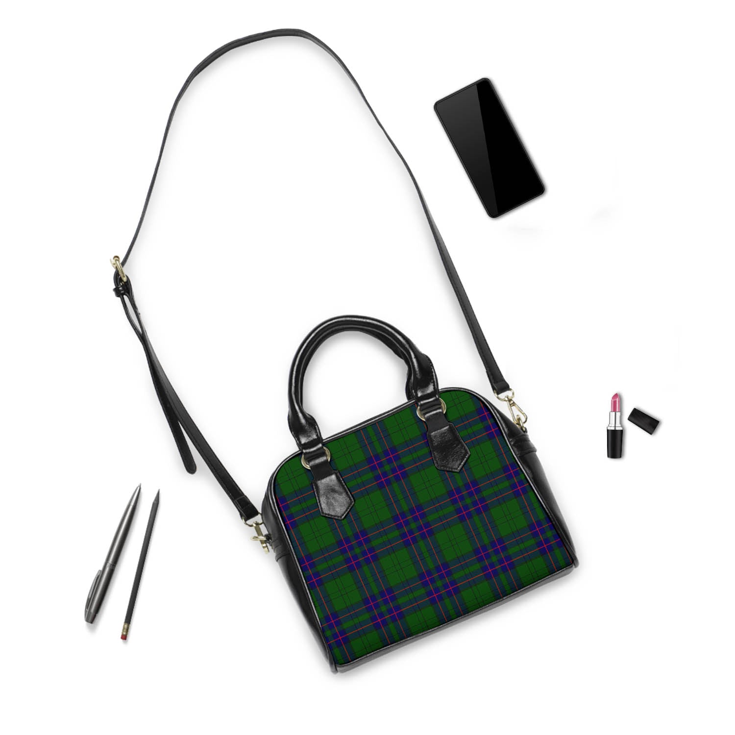 Lockhart Modern Tartan Shoulder Handbags - Tartanvibesclothing