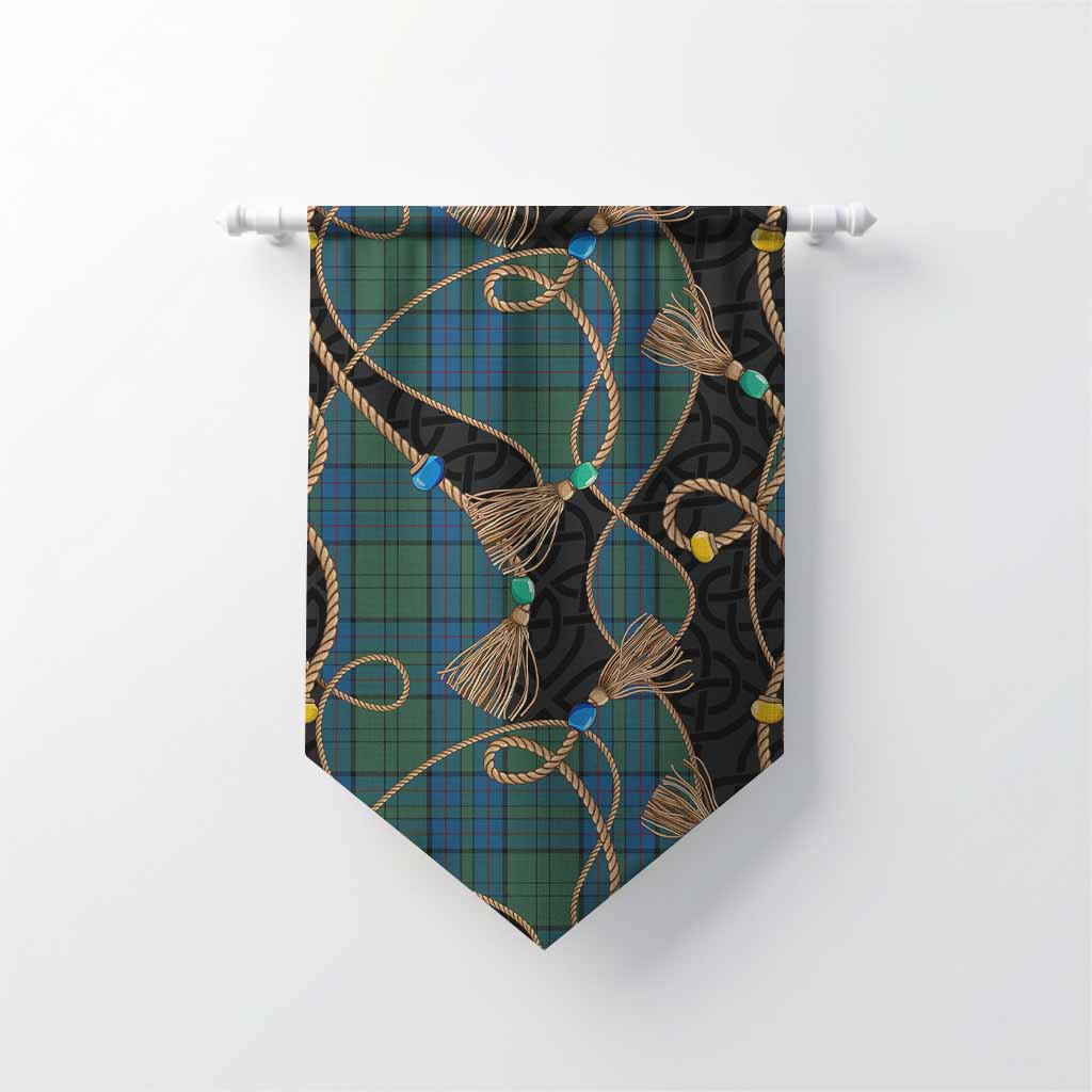 Lockhart Scottish Tartan Twisted Ropes Stylized Gonfalon Chevron - Tartan Vibes Clothing