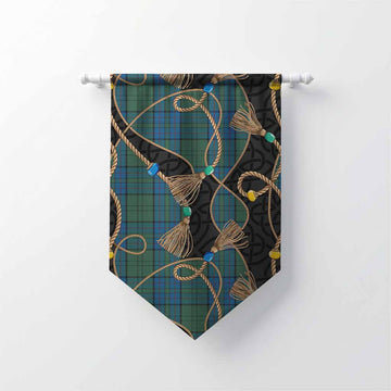 Lockhart Scottish Tartan Twisted Ropes Stylized Gonfalon Chevron - Tartan Vibes Clothing
