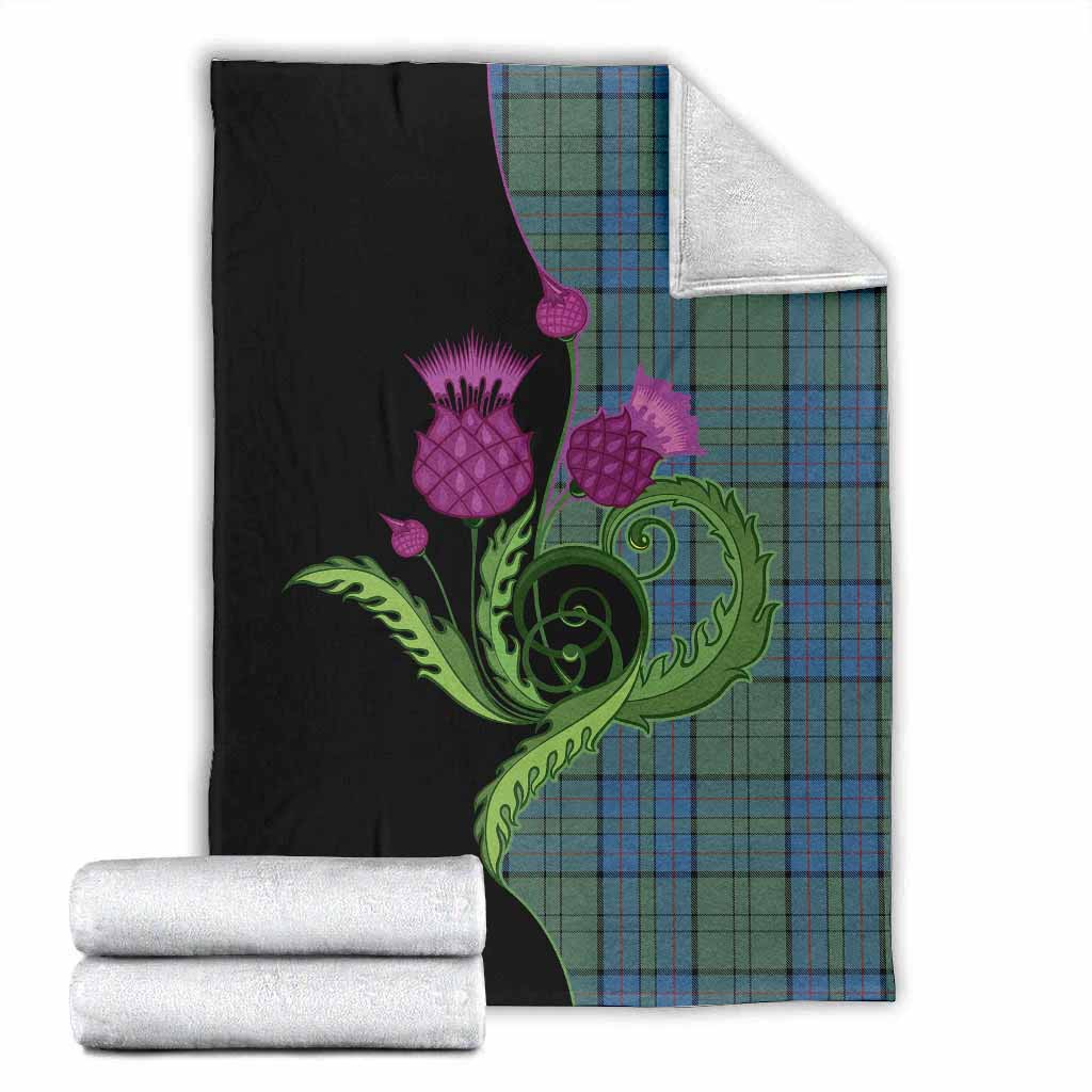 Lockhart Tartan Blanket Traditional Scottish Thistle X-Large 59 x 79 inches 150 x 200 cm - Tartan Vibes Clothing