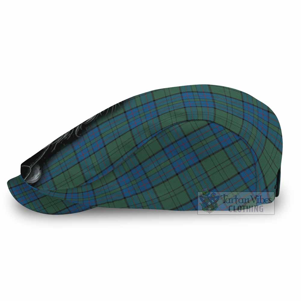 Lockhart Tartan Flat Cap, Jeff Cap Roaring Lion Heritage - Tartan Vibes Clothing
