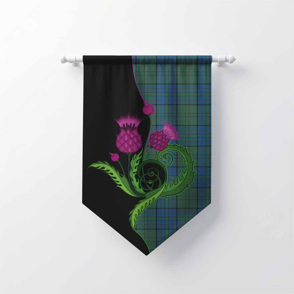 Lockhart Tartan Gonfalon Traditional Scottish Thistle Chevron - Tartan Vibes Clothing