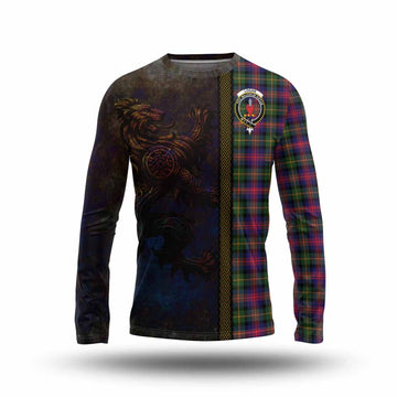 Logan Tartan Family Crest Long Sleeve T-Shirt Alba Gu Brath Be Brave Lion Ancient Style