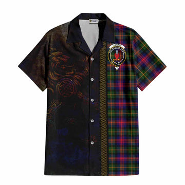 Logan Tartan Family Crest Hawaiian Shirt Alba Gu Brath Be Brave Lion Ancient Style