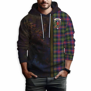 Logan Tartan Family Crest Hoodie Alba Gu Brath Be Brave Lion Ancient Style