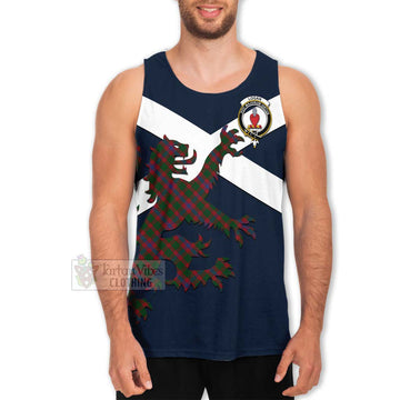 Logan Tartan Lion Rampant Men's Tank Top Proudly Display Your Heritage with Alba Gu Brath and Clan Name