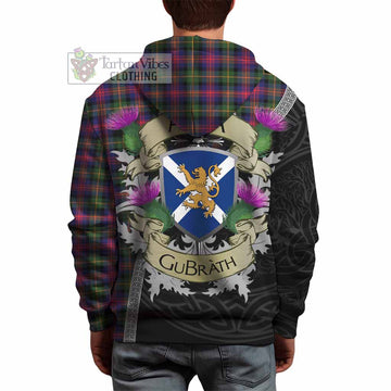 Logan Tartan Family Crest Hoodie Lion Rampant Royal Thistle Shield Celtic Inspired