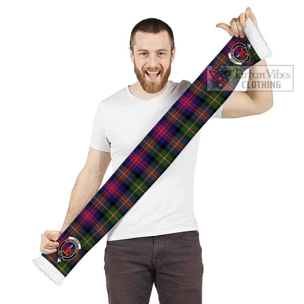 Tartan Vibes Clothing Logan Tartan Ruffneck Scarf with Family Crest