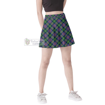 Logan Ancient Tartan Women's Plated Mini Skirt