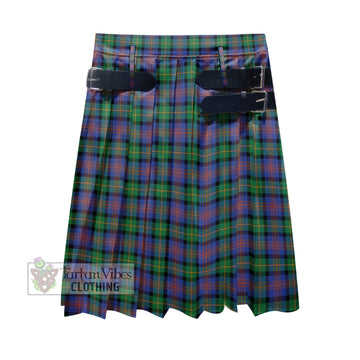 Logan Ancient Tartan Men's Pleated Skirt - Fashion Casual Retro Scottish Kilt Style