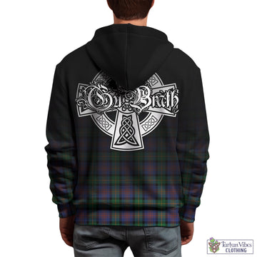 Logan Ancient Tartan Hoodie Featuring Alba Gu Brath Family Crest Celtic Inspired