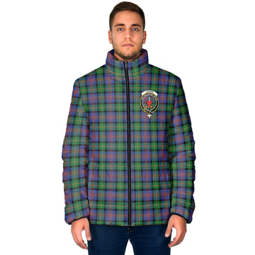 Logan Ancient Tartan Padded Jacket with Family Crest